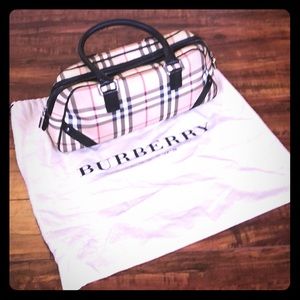 Burberry Nova Check bowling bag